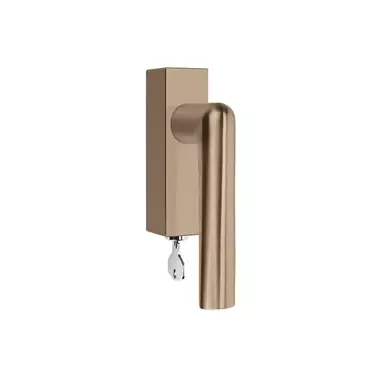 Draaikiep raamkruk Links PVD licht brons Inc Piet Boon PBI102-DKLOCK